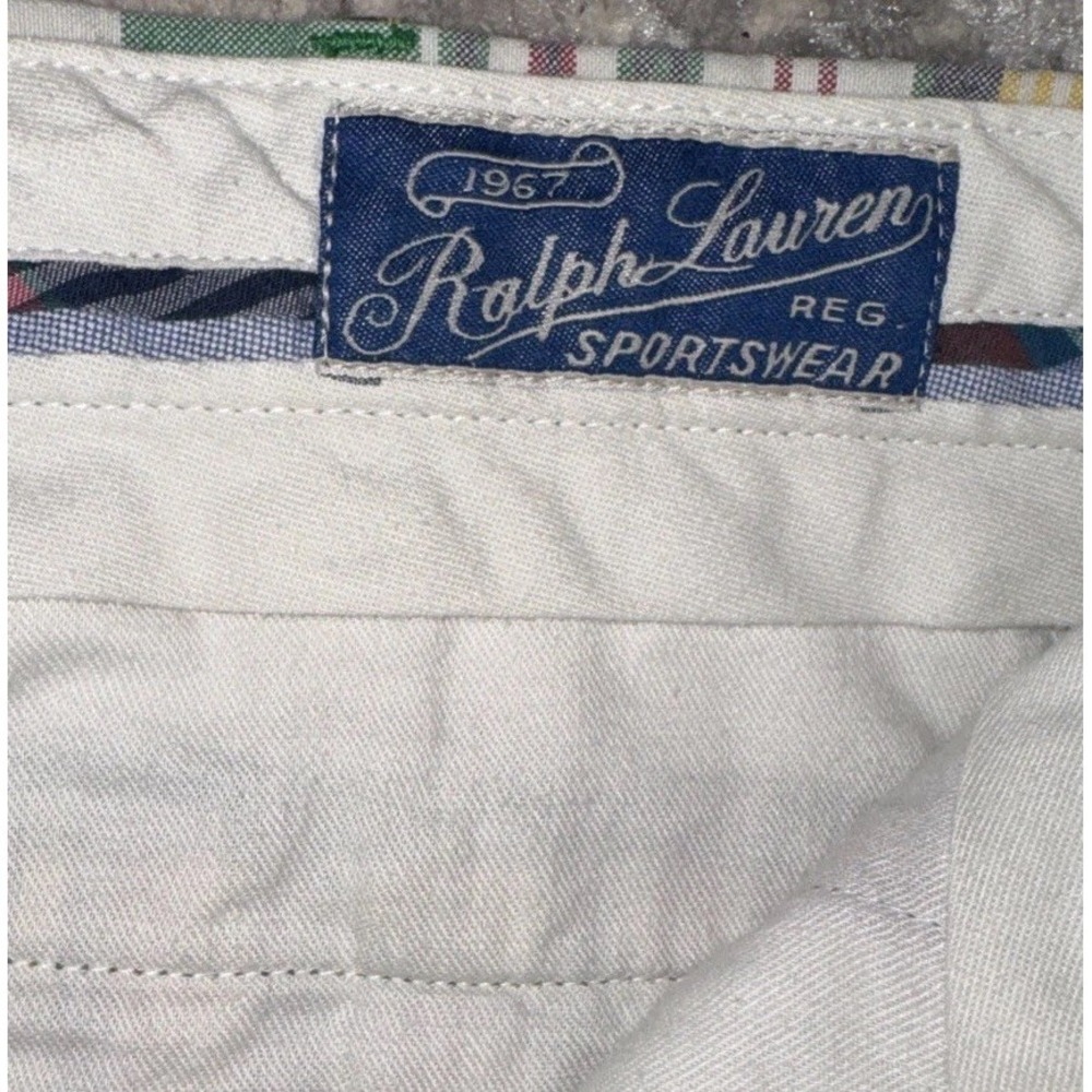Polo Ralph Sportswear Lauren Mens Plaid Shorts Multi Color Preppy Size 34 - Picture 4 of 5